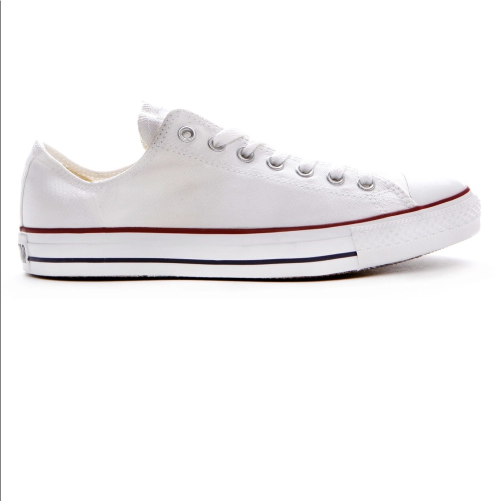 White Low Top Converse